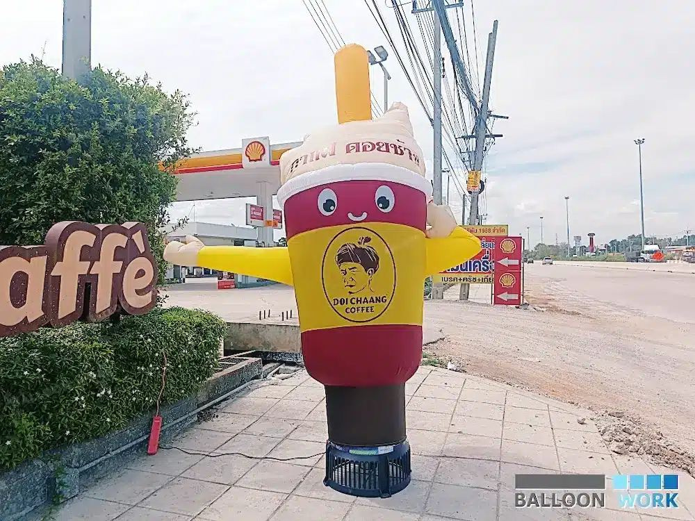 ตุ๊กตาโบกสั่งผลิตพิเศษ ผลงานติดตั้งจริงโดย BalloonWork 4
