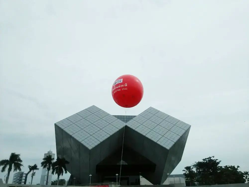 บอลลูนอัดแก๊สลอยฟ้า ผลงานติดตั้งจริงโดย BalloonWork 3