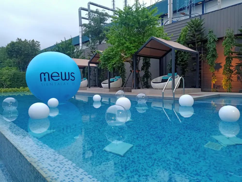 บอลลูนลอยน้ำ ผลงานติดตั้งจริงโดย BalloonWork 10