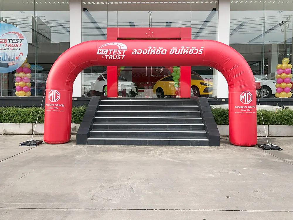 ซุ้มพองลม ผลงานติดตั้งจริงโดย BalloonWork 1