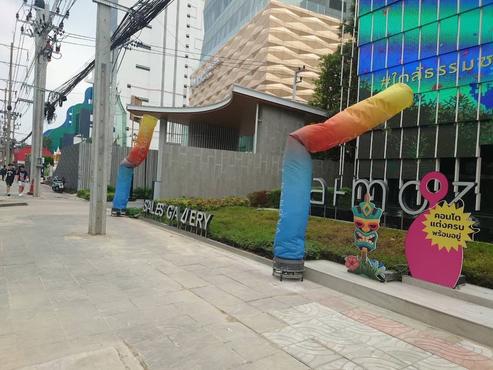 สกายทูป / ท่อผ้า ผลงานติดตั้งจริงโดย BalloonWork 11